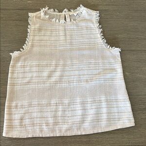 Grade and Gather neutral plaid sleeveless tank size S